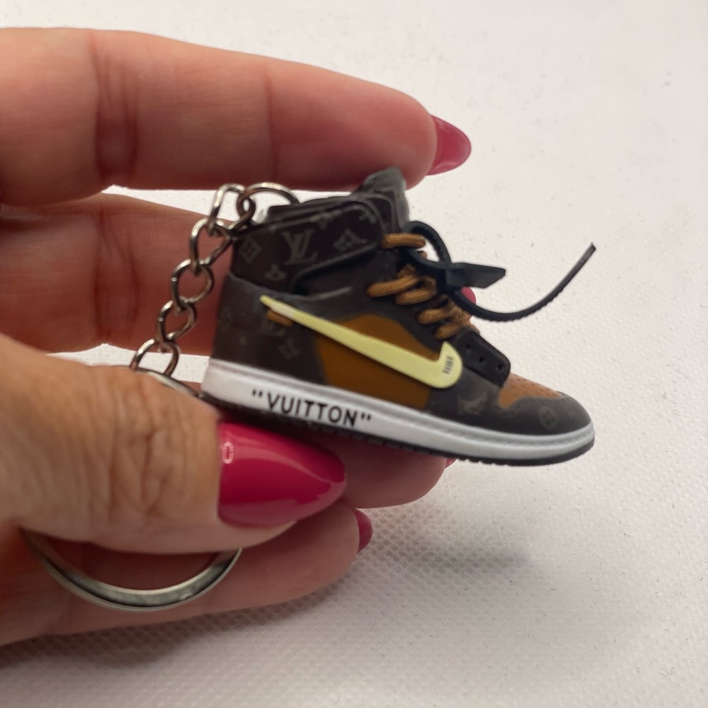 Mini sneakers key chain